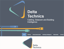 Tablet Screenshot of deltatechnics.be